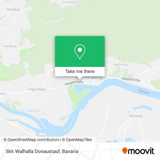Skk Walhalla Donaustauf map