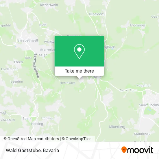 Карта Wald Gaststube