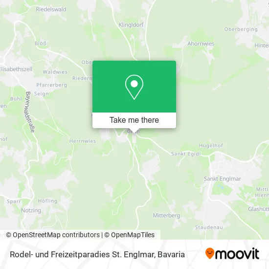 Карта Rodel- und Freizeitparadies St. Englmar