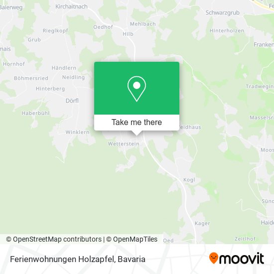 Ferienwohnungen Holzapfel map