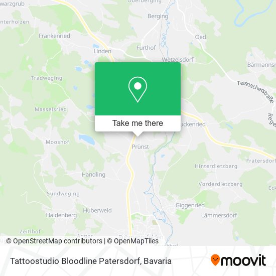 Tattoostudio Bloodline Patersdorf map