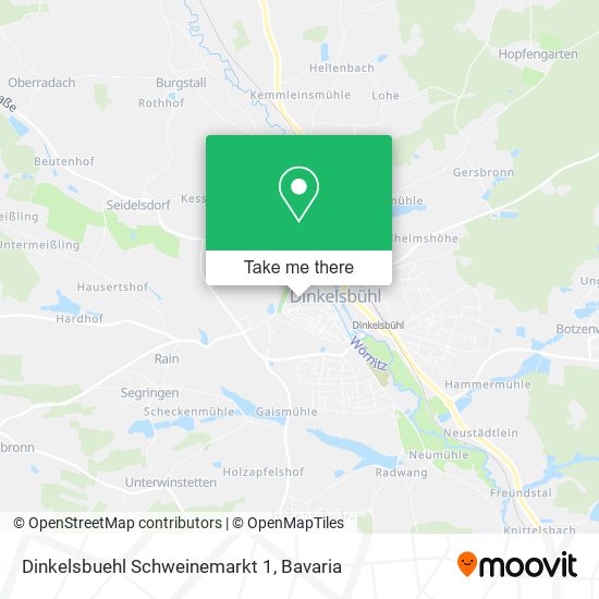 Dinkelsbuehl Schweinemarkt 1 map