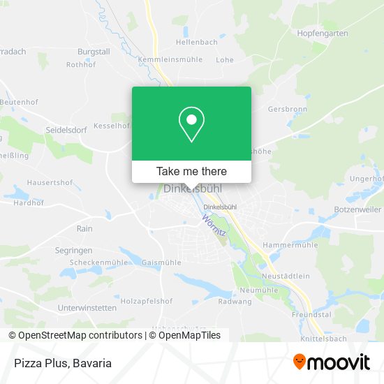 Pizza Plus map