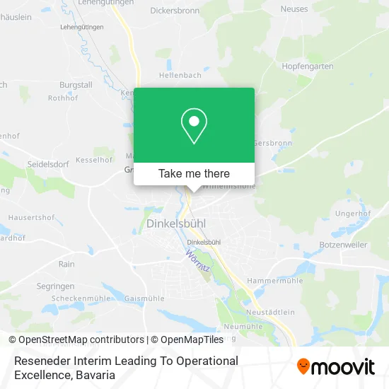 Карта Reseneder Interim Leading To Operational Excellence