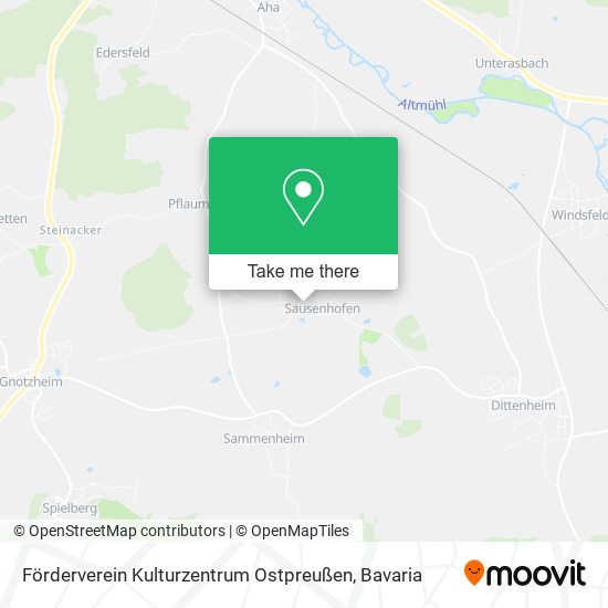 Förderverein Kulturzentrum Ostpreußen map