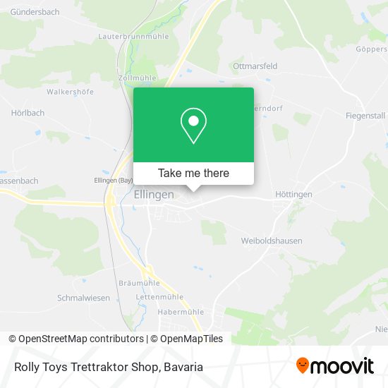 Rolly Toys Trettraktor Shop map