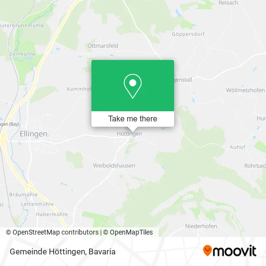 Gemeinde Höttingen map
