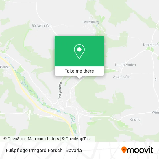 Карта Fußpflege Irmgard Ferschl