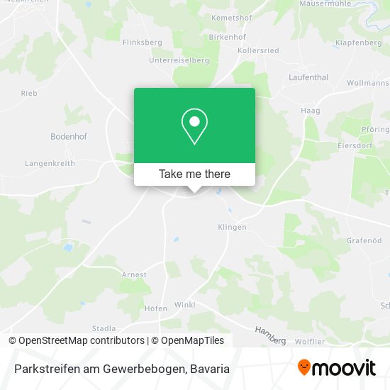 Parkstreifen am Gewerbebogen map