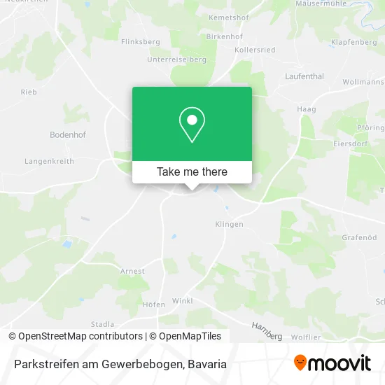 Карта Parkstreifen am Gewerbebogen
