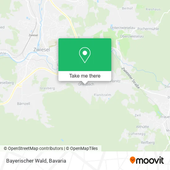 Карта Bayerischer Wald