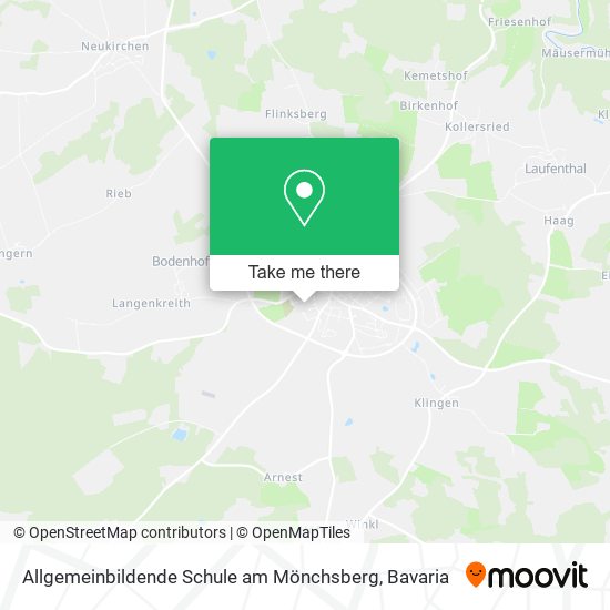 Allgemeinbildende Schule am Mönchsberg map
