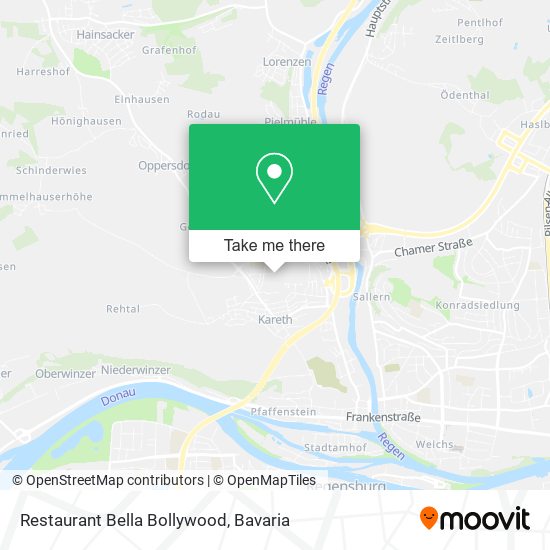 Restaurant Bella Bollywood map