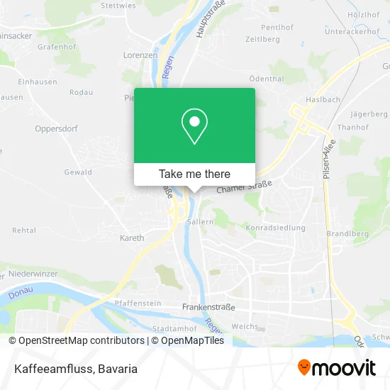 Карта Kaffeeamfluss