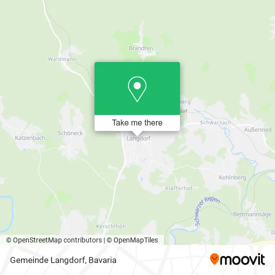 Карта Gemeinde Langdorf