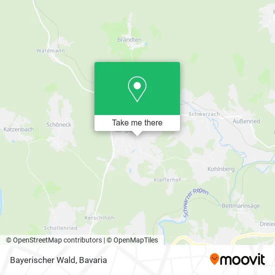 Карта Bayerischer Wald