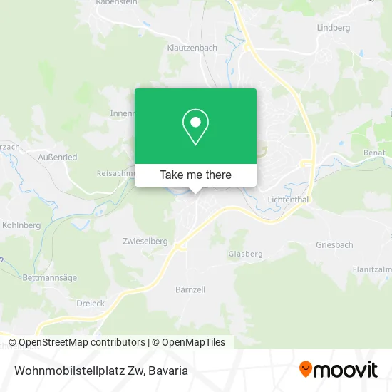Карта Wohnmobilstellplatz Zw