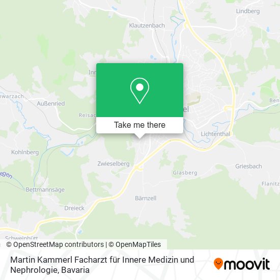 Martin Kammerl Facharzt für Innere Medizin und Nephrologie map