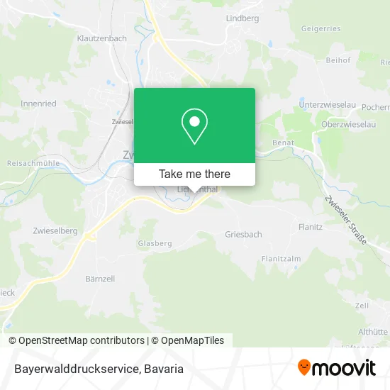 Карта Bayerwalddruckservice
