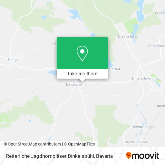 Reiterliche Jagdhornbläser Dinkelsbühl map