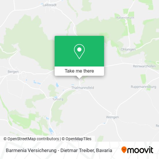 Barmenia Versicherung - Dietmar Treiber map