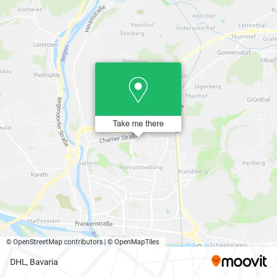 Карта DHL