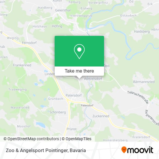 Карта Zoo & Angelsport Pointinger