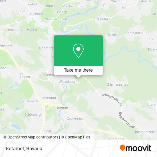 Карта Betamet
