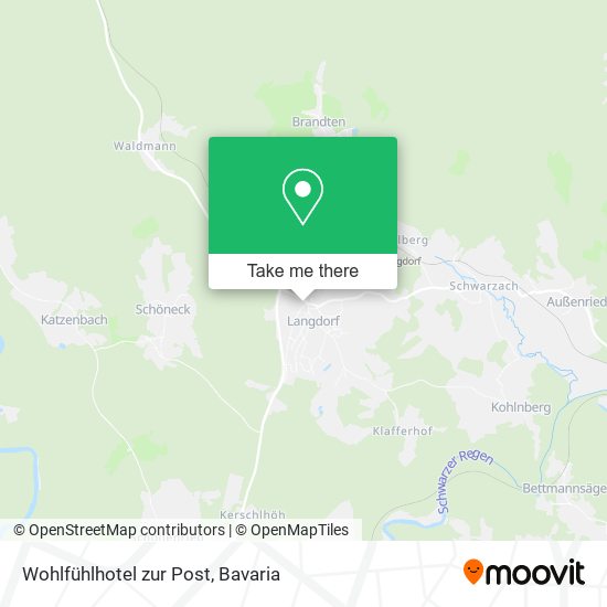 Wohlfühlhotel zur Post map