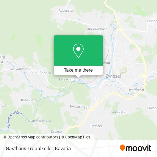 Карта Gasthaus Tröpplkeller