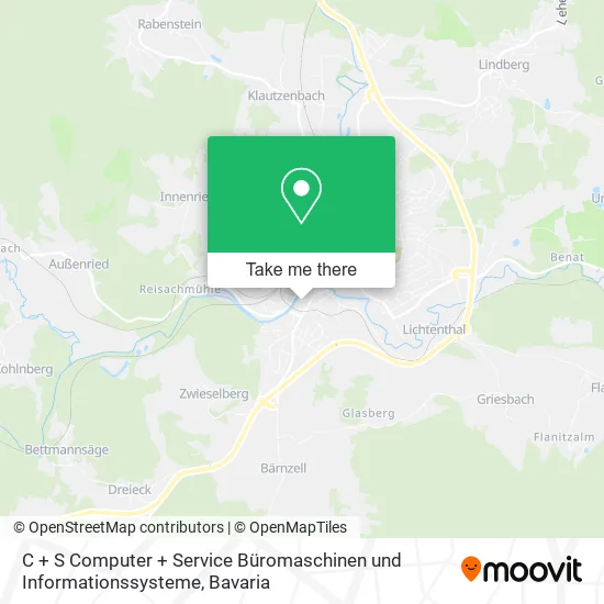 Карта C + S Computer + Service Büromaschinen und Informationssysteme