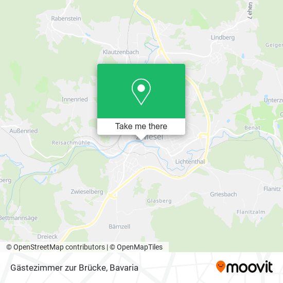 Gästezimmer zur Brücke map