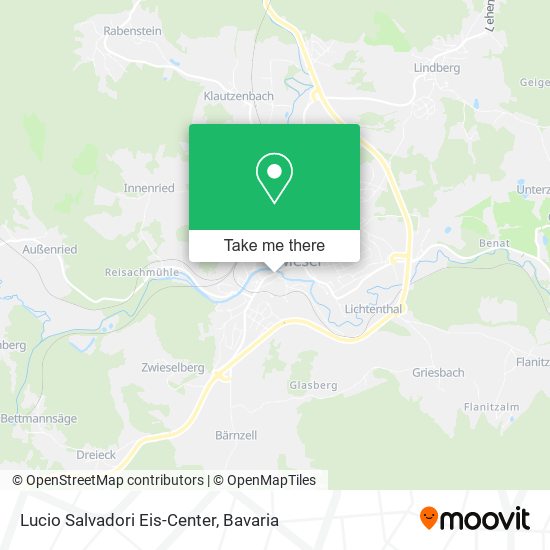 Lucio Salvadori Eis-Center map