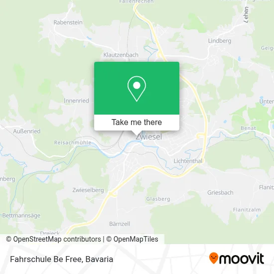 Fahrschule Be Free map