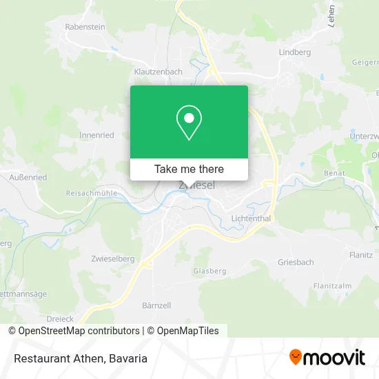 Restaurant Athen map