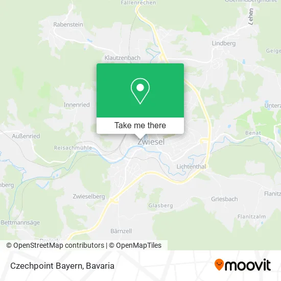 Карта Czechpoint Bayern