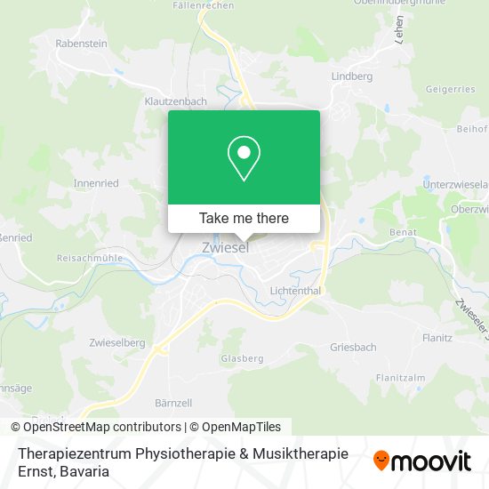 Therapiezentrum Physiotherapie & Musiktherapie Ernst map