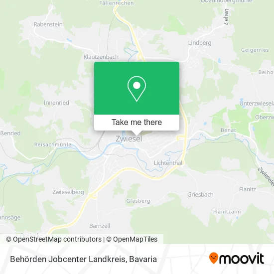 Карта Behörden Jobcenter Landkreis