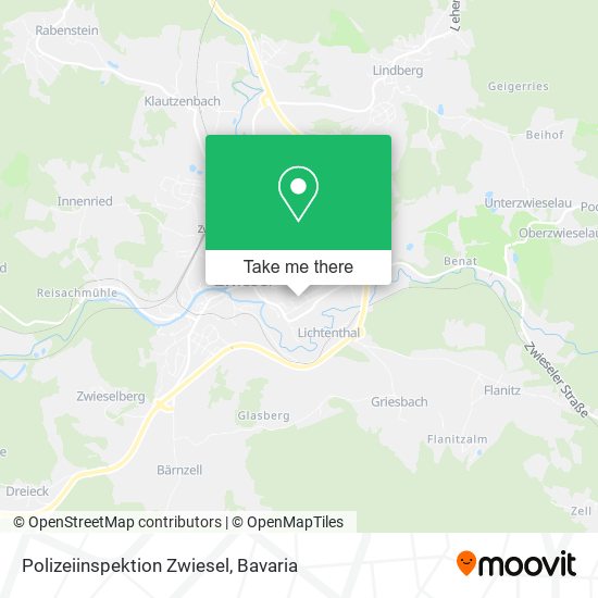 Polizeiinspektion Zwiesel map
