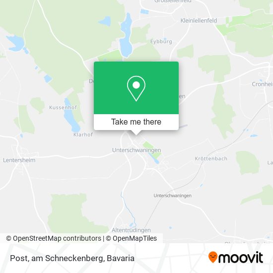 Карта Post, am Schneckenberg
