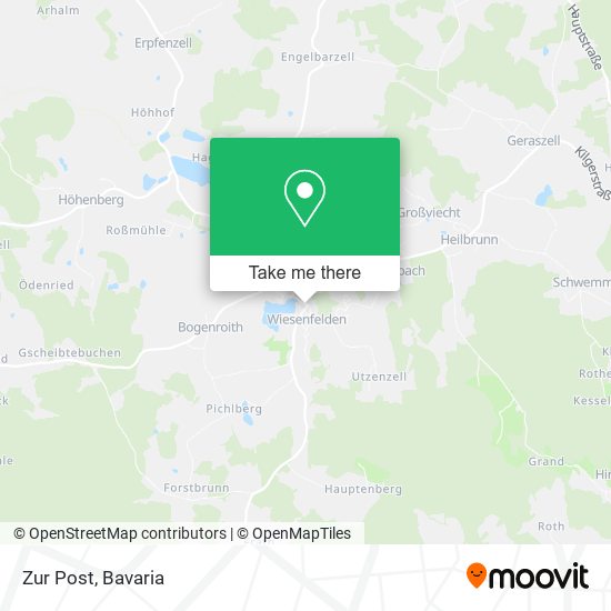 Карта Zur Post