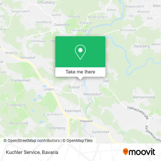 Карта Kuchler Service