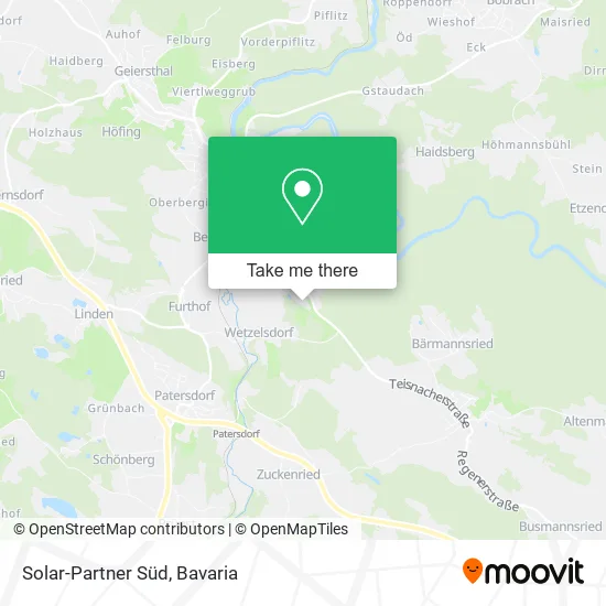 Карта Solar-Partner Süd