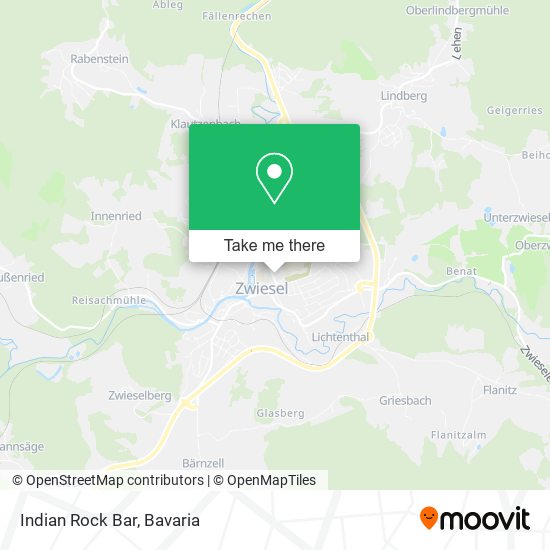 Indian Rock Bar map