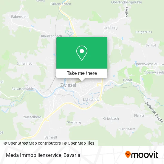 Meda Immobilienservice map
