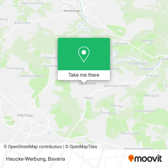 Карта Haucke-Werbung