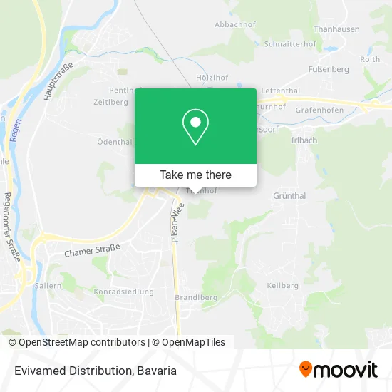 Карта Evivamed Distribution