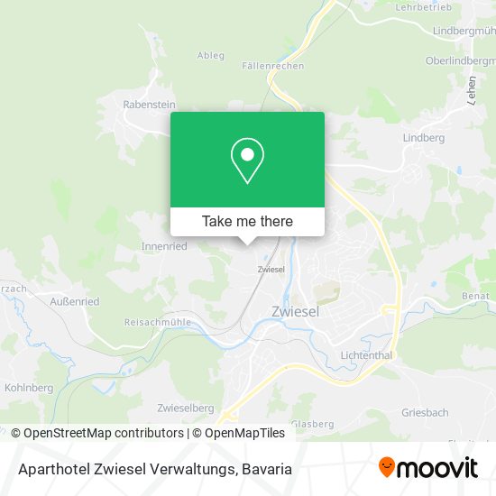 Aparthotel Zwiesel Verwaltungs map