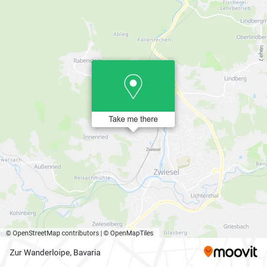 Карта Zur Wanderloipe