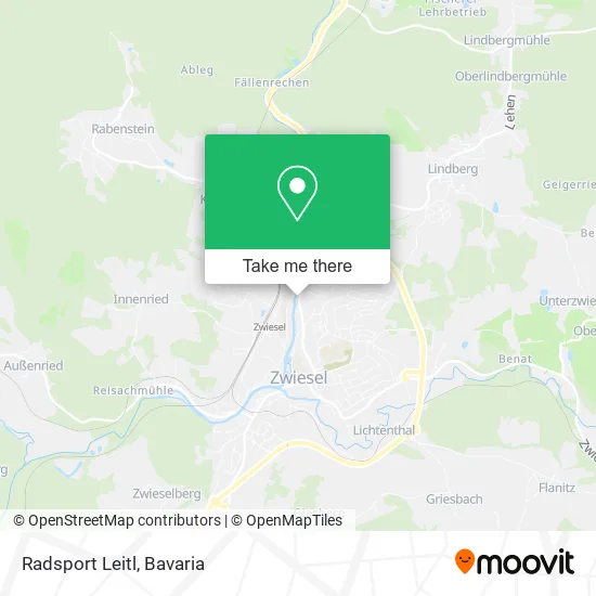 Карта Radsport Leitl